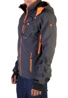 Geographical Norway - Vêtements - Vestes - Tranco_man_dgrey-orange - Homme - dimgray,orange