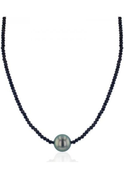 Luna-Pearls - 216.0718 - Collier - 925 Silber - Tahiti-Zuchtperle 9-10 mm - 43cm