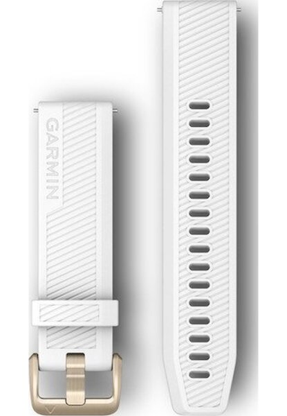 Garmin Bracelet à remplacement rapide 20mm silicone blanc 010-12927-00