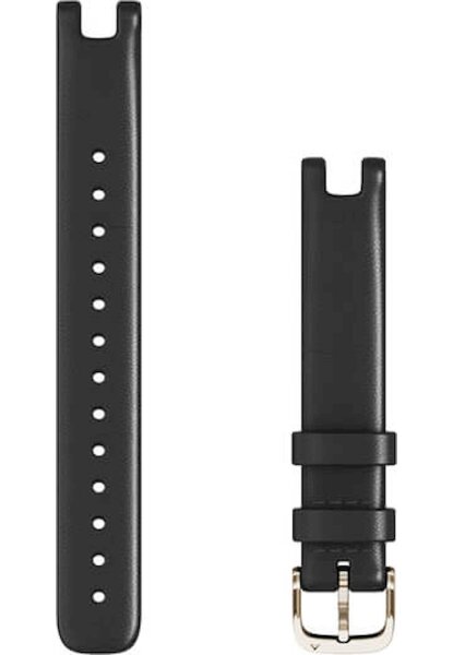Garmin bracelet de remplacement Lily™ 14mm cuir noir 010-13068-A1