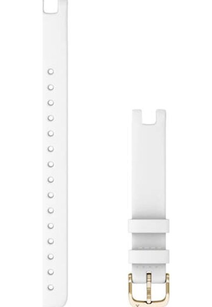 Garmin bracelet de remplacement Lily™ 14mm cuir blanc 010-13068-A6