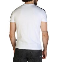 Aquascutum - Vêtements - T-shirts - QMT017M0-01 - Homme - white,saddlebrown