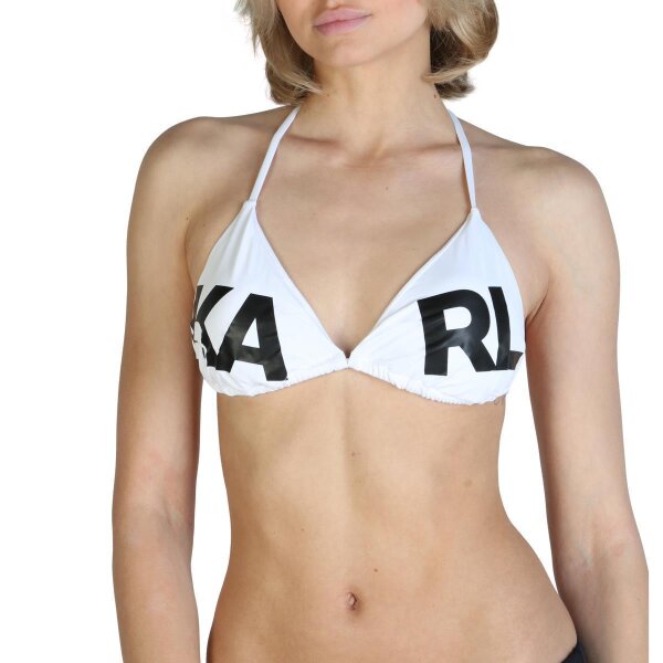 Karl Lagerfeld - Vêtements - Maillots de bains - KL21WTP05-White - Femme - white,black