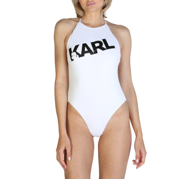 Karl Lagerfeld - Vêtements - Maillots de bains - KL21WOP03-White - Femme - white,black