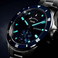Withings - HWA10-model 7-all-in - Montre-bracelet - Hybride - Hommes - ScanWatch Nova bleu