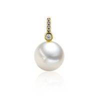 Luna-Pearls - 202.1615 - Pendentif - 750/-Or rose avec...