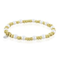 Luna-Pearls - 104.0614 - Bracelet - 750/-Or jaune avec...