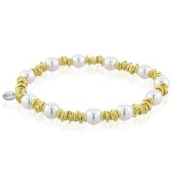 Luna-Pearls - 104.0615 - Bracelet - 750/-Or jaune avec...