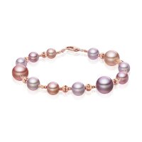 Luna-Pearls - 104.0630 - Bracelet - 585/-Or jaune avec...
