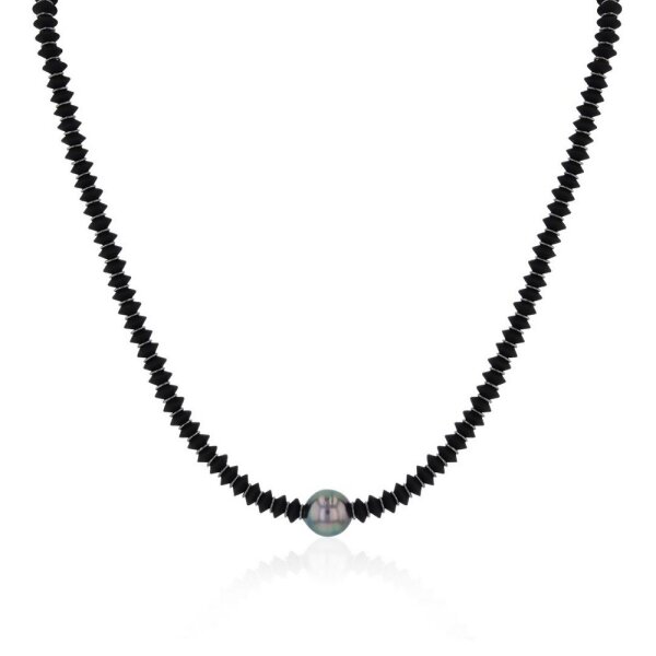 Luna-Pearls - 216.0964 - Collier - 925/-Argent avec Perle de culture de Tahiti