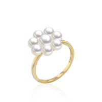 Luna-Pearls - 008.0622 - Bague - 750/-Or jaune avec Perle...