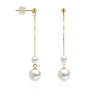 Luna-Pearls - 311.2101 - Boucles doreilles - Femmes - 18K...